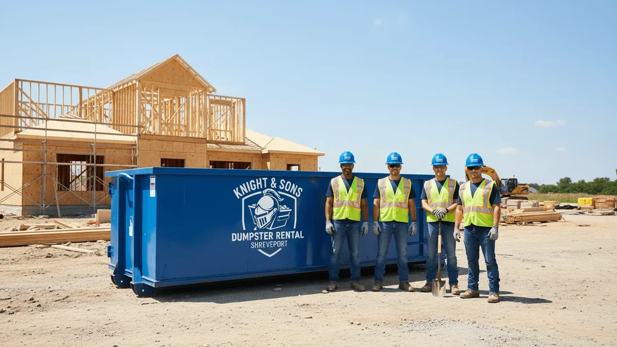 Demolition Debris Removal in Shreveport, LA — Knight & Sons Dumpster Rental Shreveport Demolition Debris Removal in Shreveport, LA — Knight & Sons Dumpster Rental Shreveport