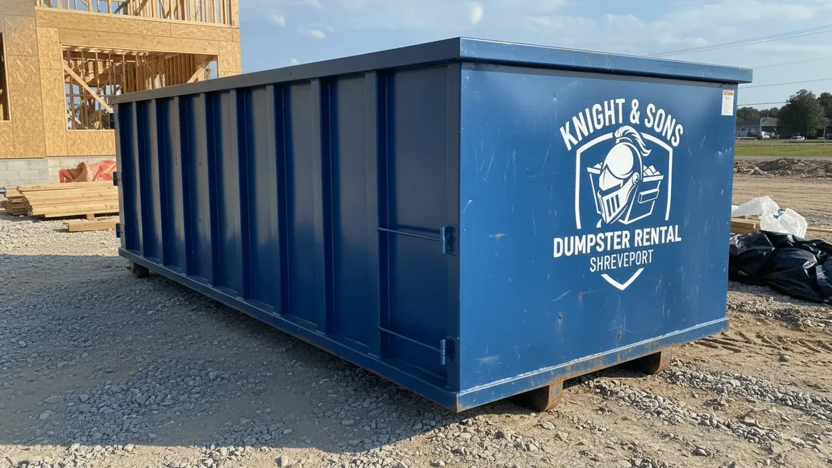 Junk Removal in Shreveport, LA — Knight & Sons Dumpster Rental Shreveport Junk Removal in Shreveport, LA — Knight & Sons Dumpster Rental Shreveport